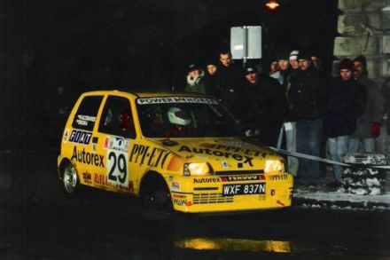Jacek Sikora i Marek Kaczmarek - Fiat Cinquecento Sporting.